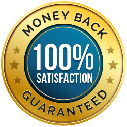 HoneyFil money-back guarantee badge